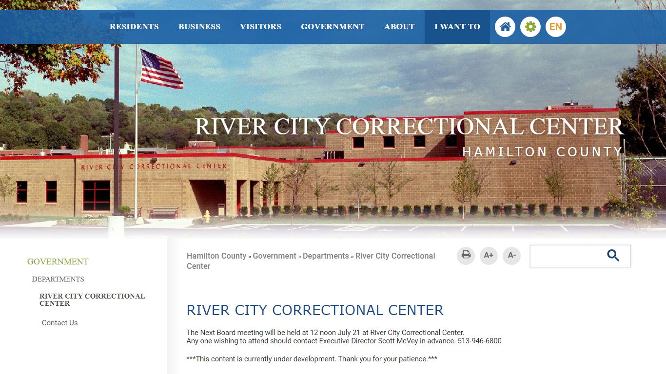 River City Correctional Center - Hamilton County